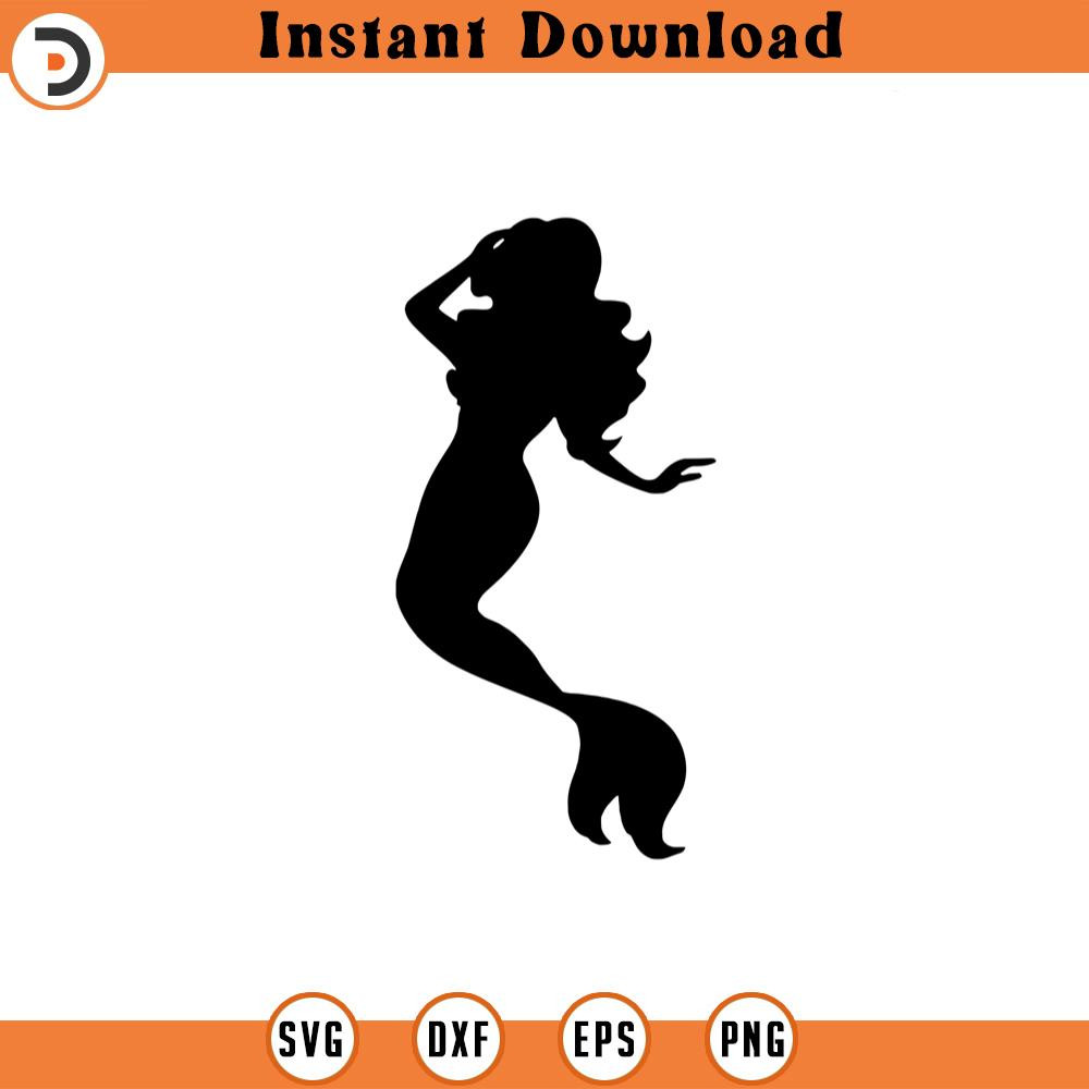 SVG316-Mermaid SVG, Mermaid, svg, png, dxf, jpeg, Digital Download, Cut File, Cricut, Silhouette.jpg
