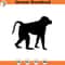 SVG325-Monkey svg, Animal SVG, svg, png, dxf, jpeg, Digital Download, Cut File, Cricut, Silhouette.jpg