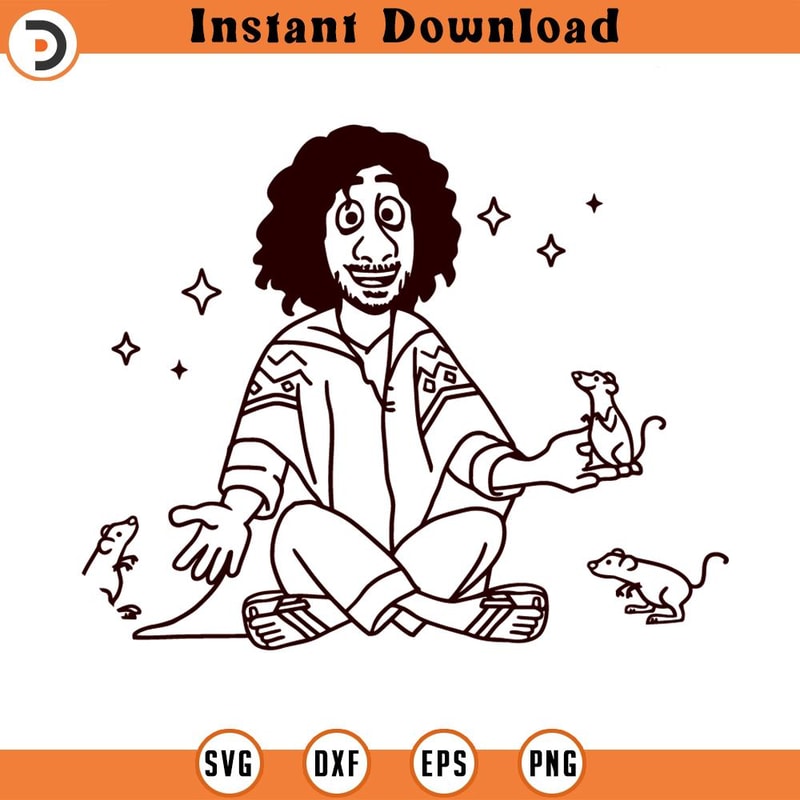 SVG4615-Charm Bruno SVG clipart png clipart , cut file silhouette design.jpg