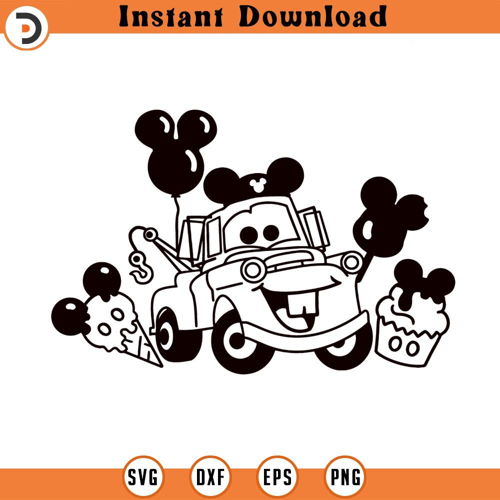 SVG4616-Cars SVG Tow Mater svg png clipart dxf disneyland snacks , cut file outline silhouette.jpg