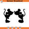 SVG328-Mouse and Minnie Kissing svg, Mouse, svg, png, dxf, jpeg, Digital Download, Cut File, Cricut, Silhouette.jpg