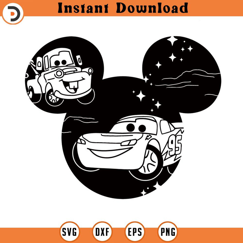 SVG4620-Cars SVG Disneyland Cars png clipart cut file silhouette.jpg