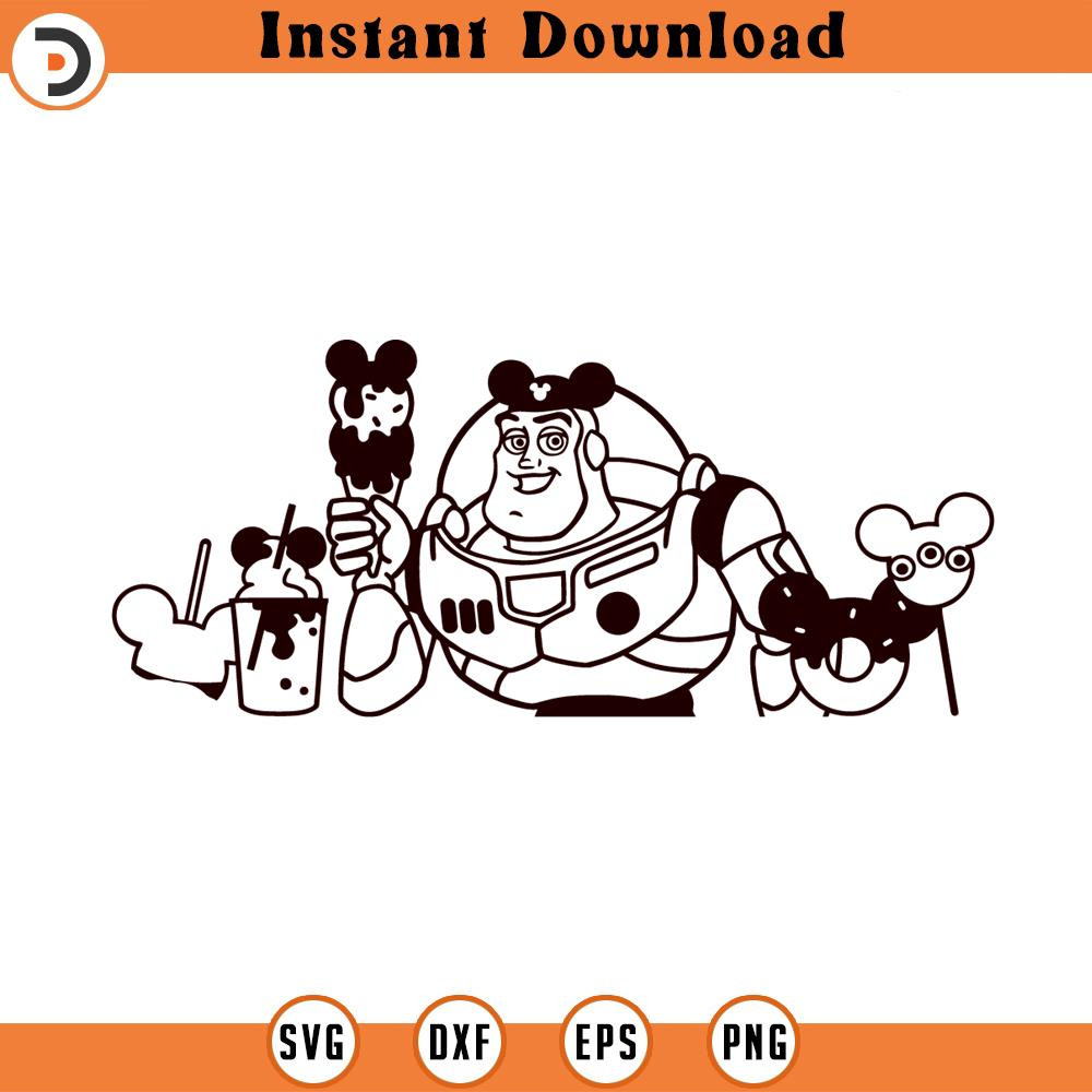 SVG4625-Buzz lightyear SVG png clipart , Toy Story , disneyland snacks , cut file ouline silhouette.jpg