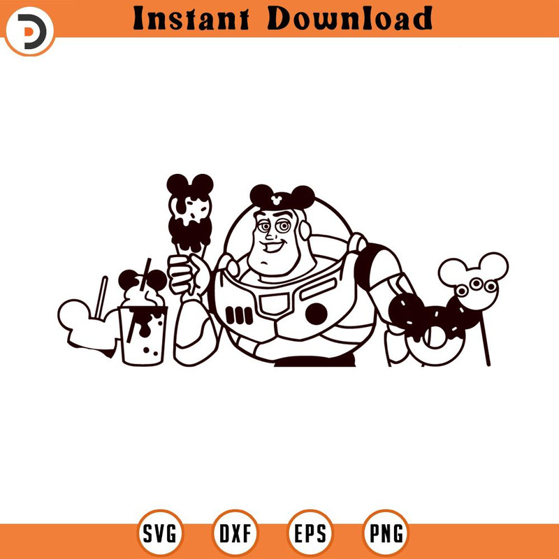SVG4625-Buzz lightyear SVG png clipart , Toy Story , disneyland snacks , cut file ouline silhouette.jpg