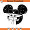 SVG4649-Baby Yoda SVG ears clipart Silhouette , Vector file , cut file.jpg