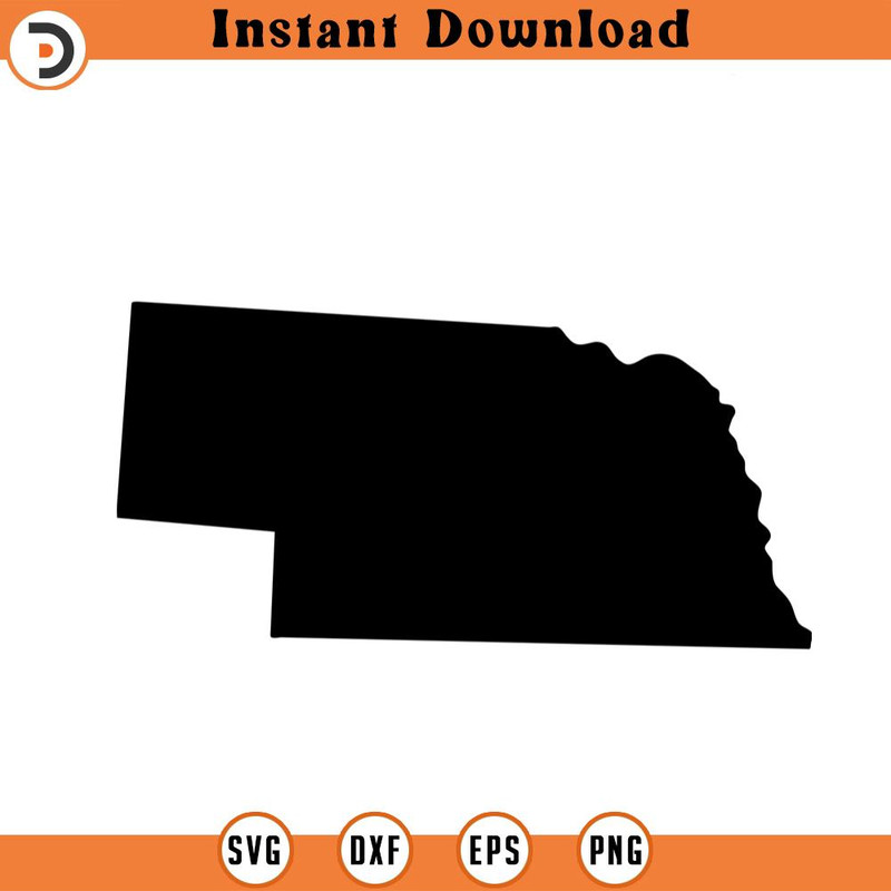 SVG375-Nebraska SVG, State svg, United States, Shape, svg, png, dxf, jpeg, Digital Download, Cut File, Cricut, Silhouette.jpg