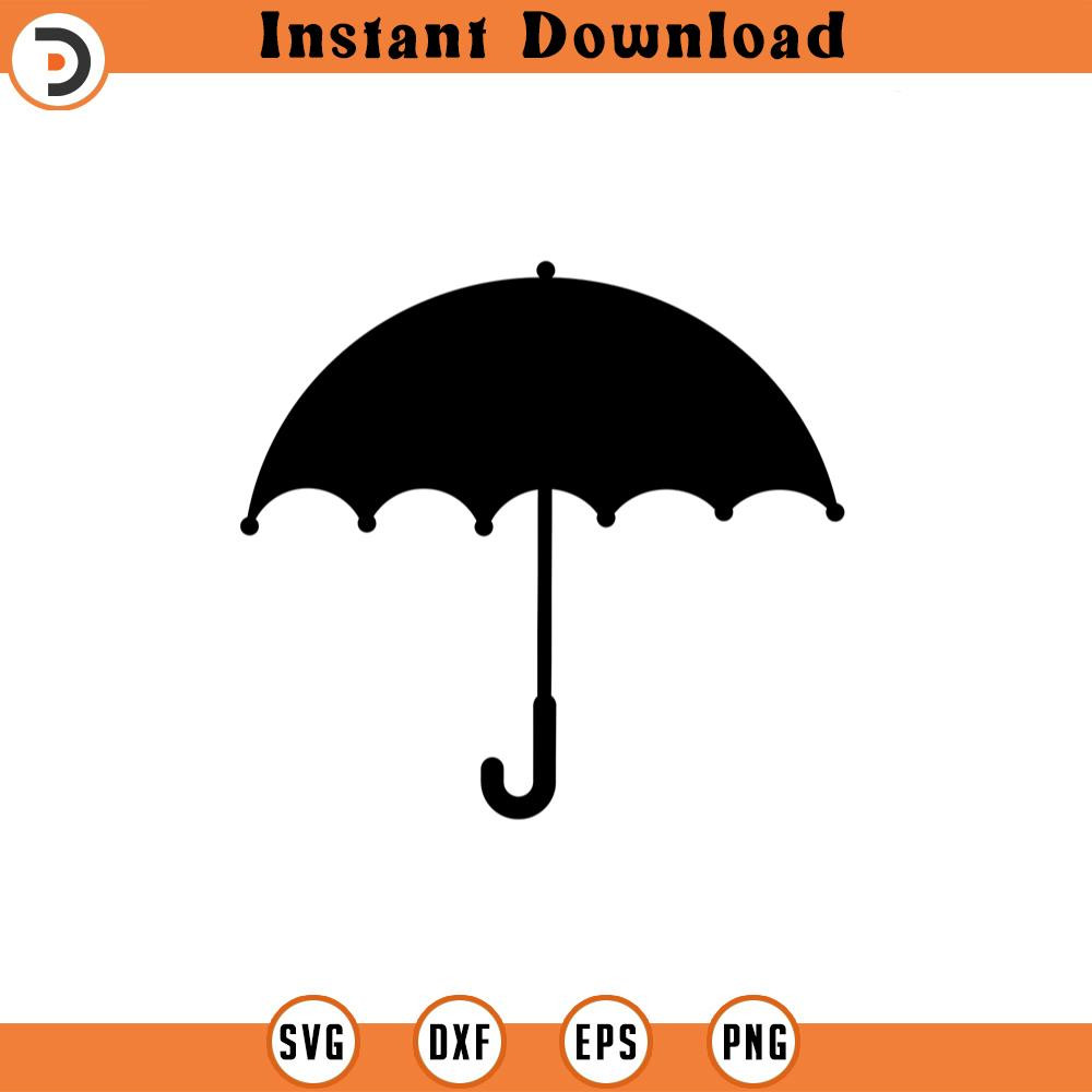 SVG468-Umbrella SVG, svg, png, dxf, jpeg, Digital Download, Cut File, Cricut, Silhouette.jpg
