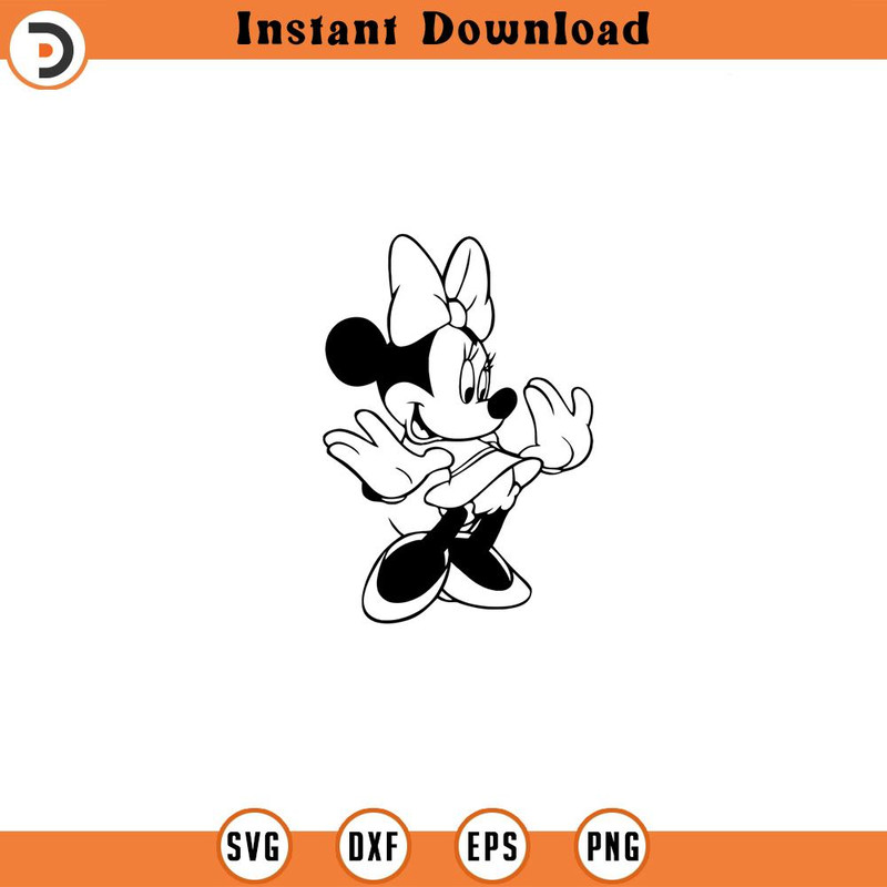 SVG118-Surprised Minnie instant download digital file svg, png, eps, jpg, and dxf clip art for cricut silhouette.jpg