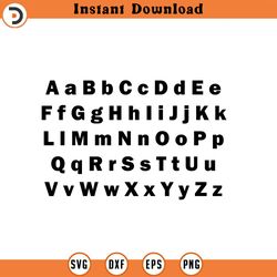 bold font svg, svg, png, dxf, jpeg, digital download, cut file, cricut, silhouette 1