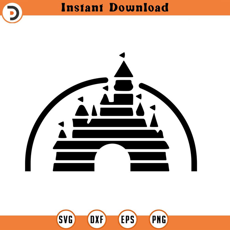 SVG212-Castle svg, Castle, theme park, svg, png, dxf, jpeg, Digital Download, Cut File, Cricut, Silhouette.jpg