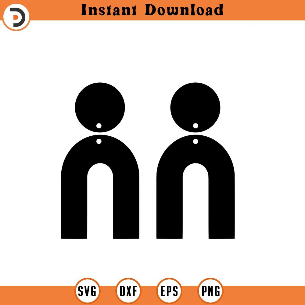 SVG407-Rainbow Earring svg, Earrings SVG, svg, png, dxf, jpeg, Digital Download, Cut File, Cricut, Silhouette.jpg