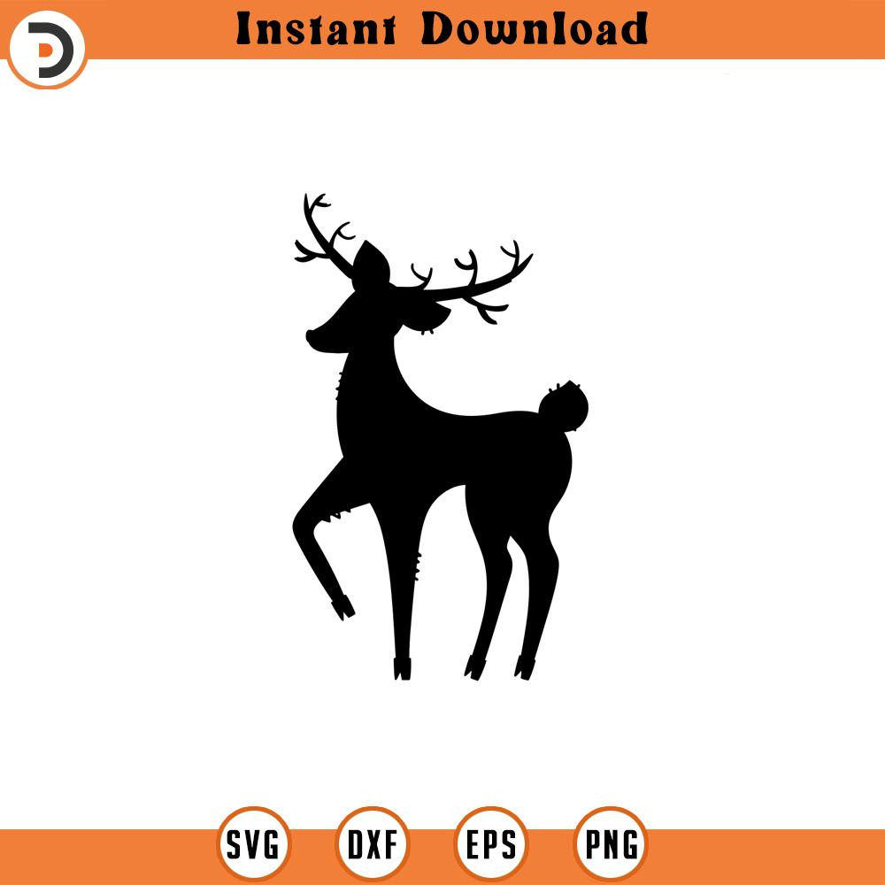SVG420-Reindeer svg, Holiday SVG, svg, png, dxf, jpeg, Digital Download, Cut File, Cricut, Silhouette.jpg