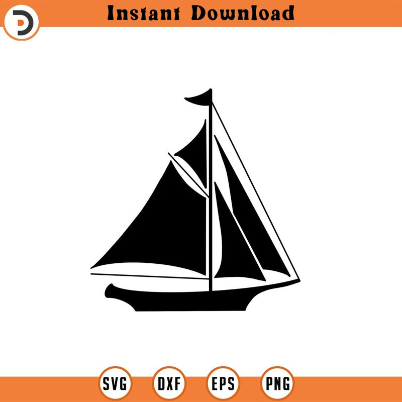 SVG424-Sailboat svg, Sailing SVG, svg, png, dxf, jpeg, Digital Download, Cut File, Cricut, Silhouette.jpg
