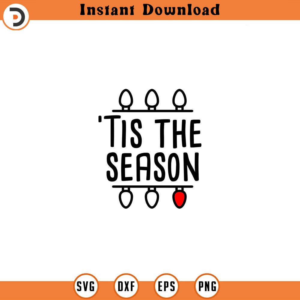 SVG1030-Tis The Season SVG, Be Merry svg, Christmas svg, Christmas Saying svg.jpg