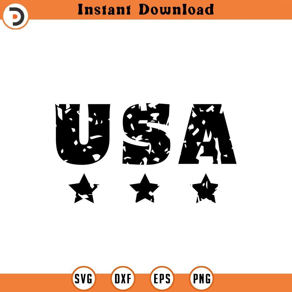 SVG1053-USA svg cut file, Distressed USA svg, 4th of July svg, Patriotic svg, Independence Day svg, America svg, Digital Download.jpg