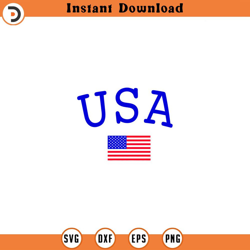 SVG1054-USA SVG, USA American Flag Svg, 4th of July Cut Files, Patriotic Americana Svg, Eps Dxf Png, Usa Shirt Svg, 4th of July Shirt Svg.jpg