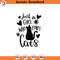 SVG1089-A Girl Who Loves Cats SVG, Cat Lover svg, Cats SVG, Animal Silhouette, Hand-lettered Quotes svg, Girl Shirt Svg, Gift Ideas, Cut File Cricut.jpg