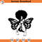 SVG1147-Black woman SVG, Black Girl Magic SVG, Butterfly Svg, Black Lives Matter, Afro Lady Woman, Diva, Vector, Tshirt, Cut File Cricut, Silhouette.jpg
