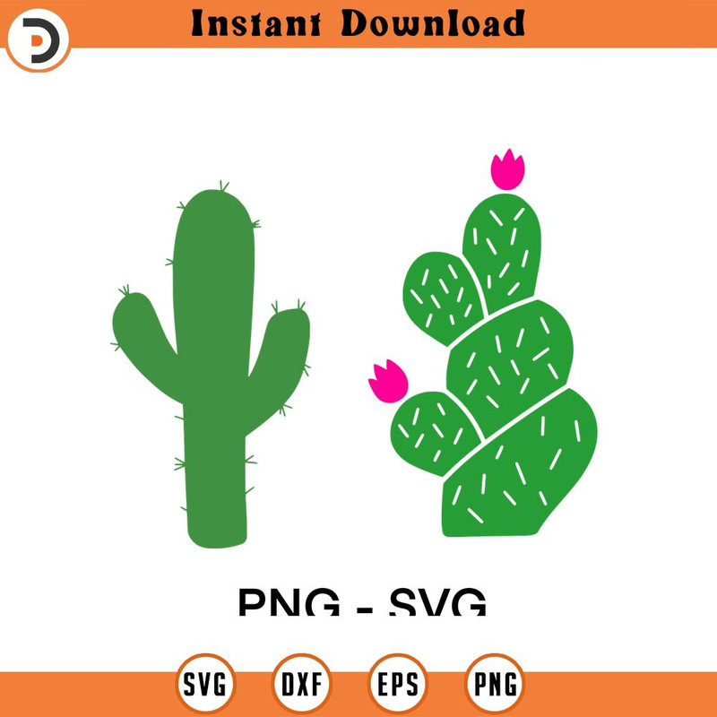 SVG1168-Cactus SVG, Succulent, Plant, Cactus Monogram SVG, Summer Svg, cactus Clip Art, cactus, cactus Print, SVG, Cut File for Cricut, Silhouette.jpg