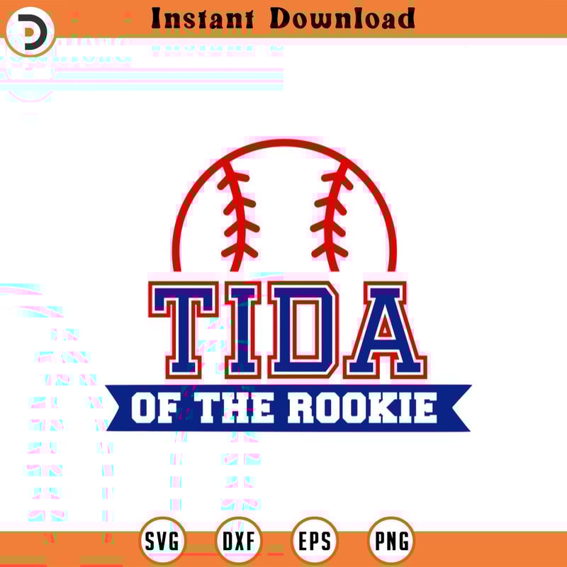 SVG1216-Custom Order Tida of the Rookie Baseball Birthday SVG, Birthday SVG, Family Birthday Shirt svg, Rookie of the Year ,Cut files Cricut.jpg