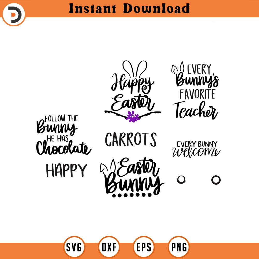SVG1246-Easter SVG Bundle, Happy Easter SVG, Easter Bunny SVG, Easter Hunting Squad svg, Easter Shirts, Easter for Kids, Cut File Cricut, Silhouette.jpg