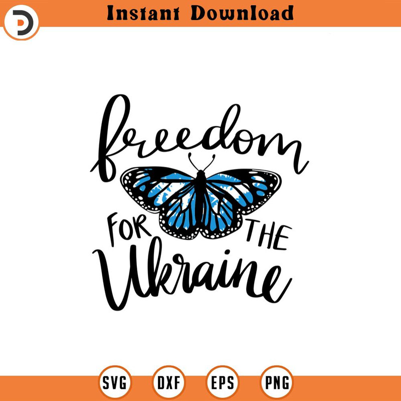SVG1278-Freedom For The Ukraine Sublimation PNG, Ukraine PNG, Freedom PNG, Peace Love png, Stop War png, Pray for Ukraine, Sublimation File.jpg