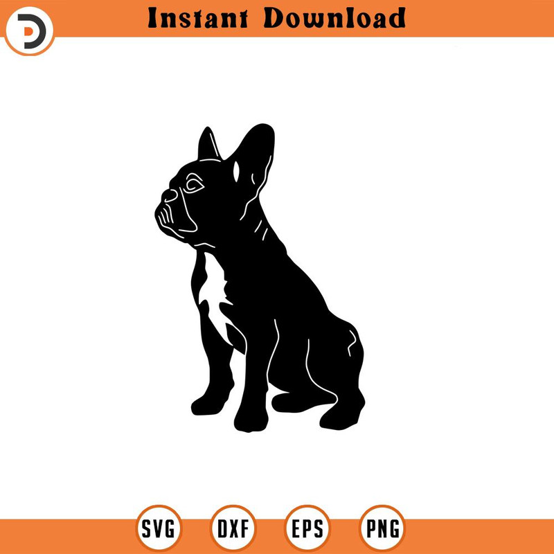 SVG1282-French Bulldog SVG, Dog Silhouette Svg, Playful Dog Svg, Dog Breed Svg, Dog Svg, Dog Clipart Svg, Dog Lover Svg, Cut File Cricut.jpg