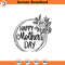 SVG1343-Happy Mother's Day Wreath SVG, Mom Shirt svg, Mother's Day Gift, Mom Life, Blessed Mama, Hand Lettered Mom quotes, Cut Files for Cricut.jpg