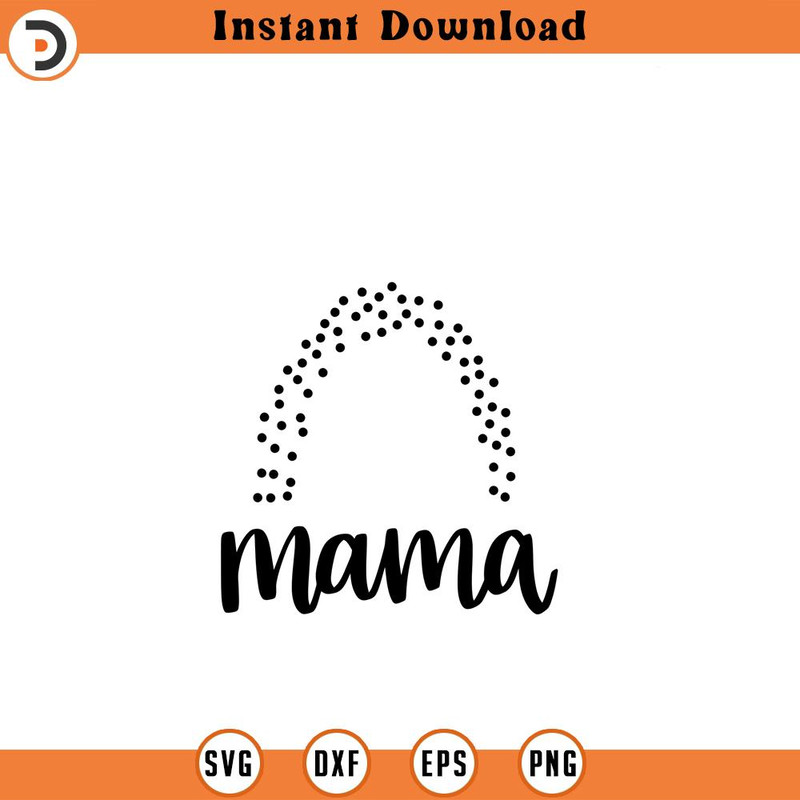 SVG1443-Mama Rainbow SVG, Retro Mama SVG, Mama SVG, Blessed Mom svg, Mom Shirt svg, Mom Life, Mother's Day, Mom svg, Gift for Mom, Cricut Cut File.jpg