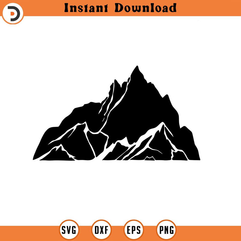 SVG1476-Mountain SVG, Landscapes SVG, Mountain Silhouette SVG, Wilderness svg, Mountaintop svg, Nature svg, Cut Files for Cricut, Silhouette.jpg