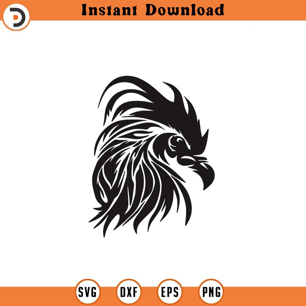 SVG1534-Rooster SVG, Chicken Svg, Farm Animals SVG, Farmhouse SVG, Farmhouse Sign,Farmhouse Decor svg,Farm Life, Tribal Designs Svg, Cut File Cricut.jpg