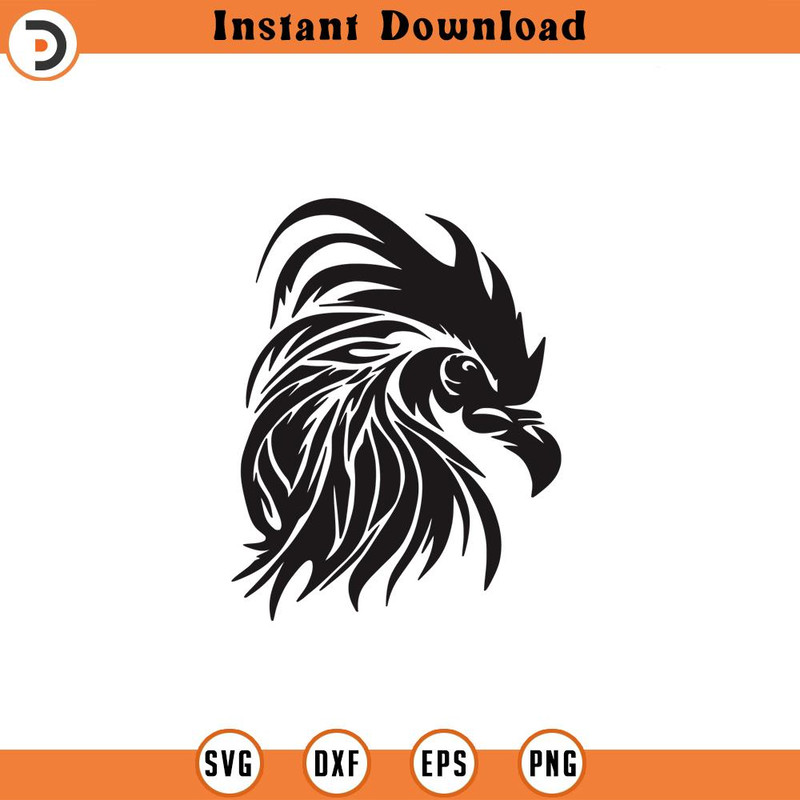 SVG1534-Rooster SVG, Chicken Svg, Farm Animals SVG, Farmhouse SVG, Farmhouse Sign,Farmhouse Decor svg,Farm Life, Tribal Designs Svg, Cut File Cricut.jpg