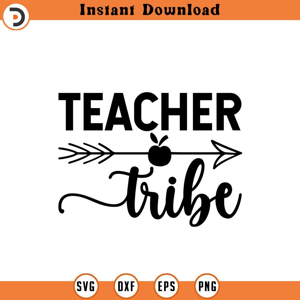SVG1594-Teacher Tribe SVG, Teacher svg, Back to School Svg, School Svg, School Shirt svg, Teacher Shirts Svg,Gift for Teachers, Cut File Cricut,.jpg