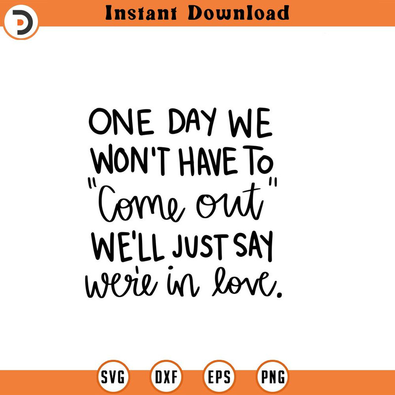 SVG1640-We're In Love SVG, Gay Pride SVG, LGBT svg, Gay svg, Rainbow svg, Gay Pride Shirt svg, Gay Festival Outfit svg, Cut Files for Cricut.jpg