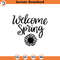 SVG1644-Welcome Spring Sunflower Svg, Hello Spring Svg, Easter Svg, Flower svg, Spring Quotes, Spring Flowers, Cut File Cricut, Silhouette.jpg