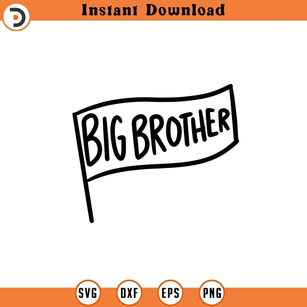 SVG1678-Big Brother SVG, Brother SVG, Big Brother Shirt SVG, Baby Announcement svg, Siblings svg, Matching shirt, Cut File for Cricut, Silhouette.jpg