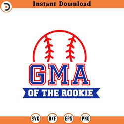 custom order gma of the rookie baseball birthday svg, birthday svg, family birthday shirt svg, rookie of the year ,cut