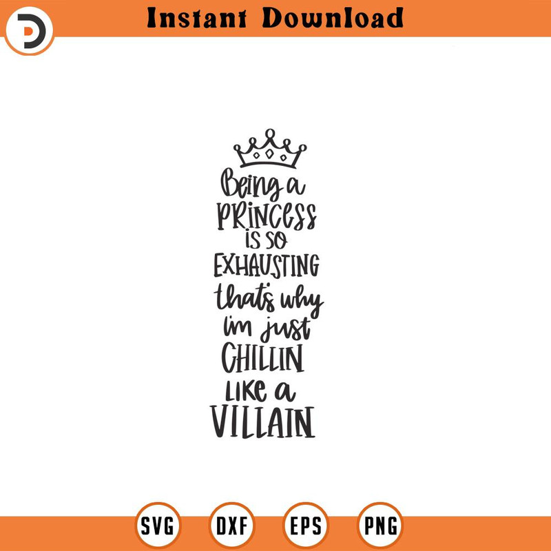 SVG1721-Custom Order for Solana, Princess SVG, Princess Quote Svg, Being A Princess Is So Exhausting, Girls Room Svg, Little Girl, Nursery svg.jpg