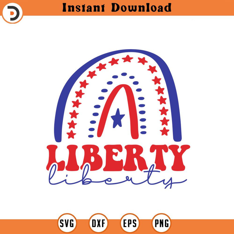 SVG1814-Liberty SVG, 4th of July SVG, July 4th svg, Fourth of July svg, Independence Day Shirt, Cut File Cricut, Silhouette.jpg