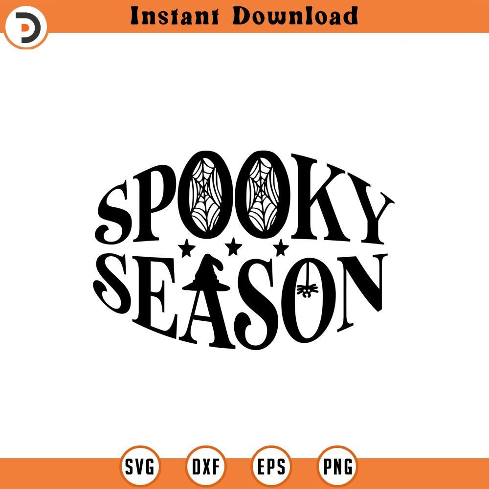 SVG1916-Spooky Season SVG, Cute Halloween SVG, Halloween Shirt svg, Ghost svg, Halloween Onesie, Ghost Vibes, Halloween Vibes, Cut Files Cricut.jpg