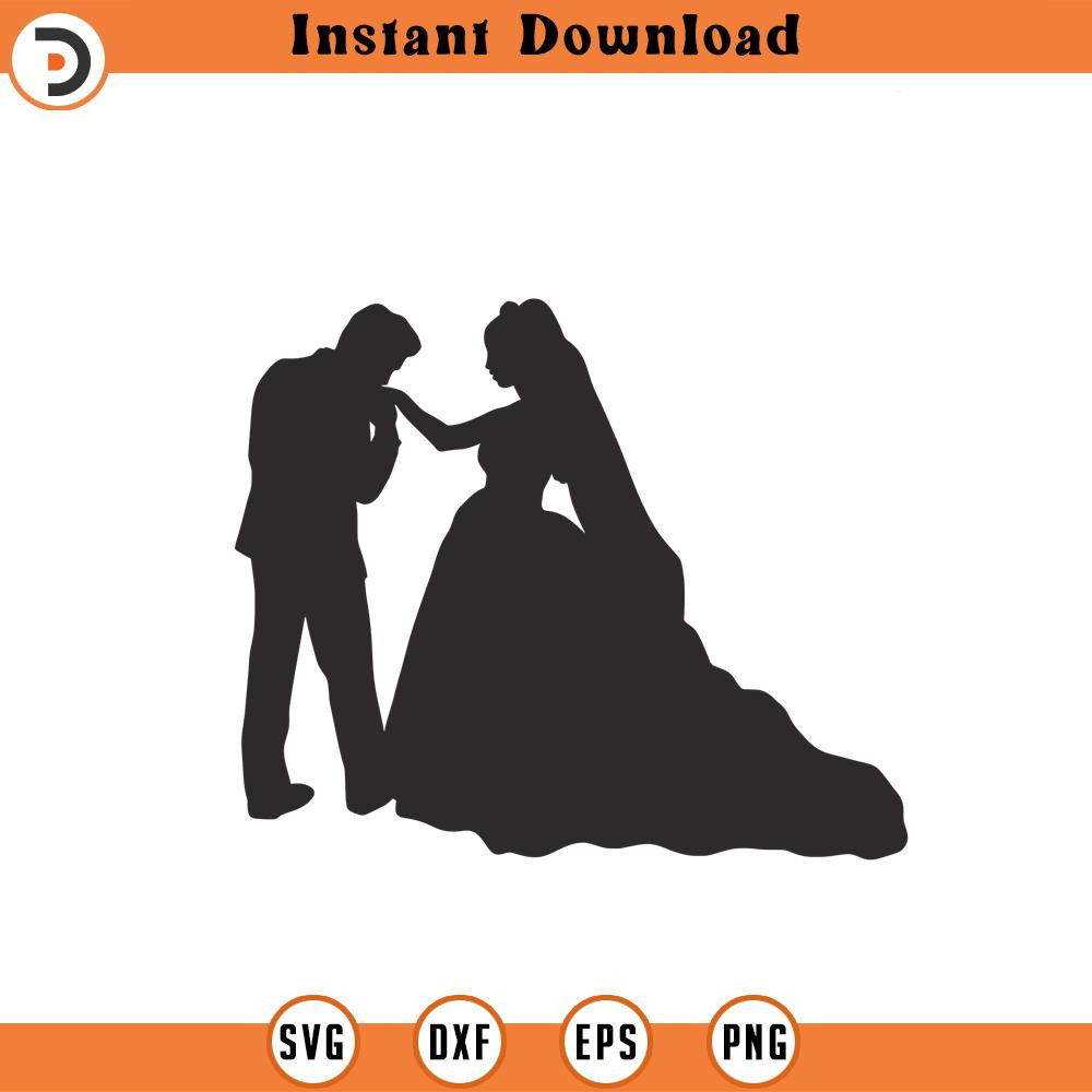 SVG1934-Wedding Silhouette SVG, Bride SVG, Groom SVG, Wedding svg, Silhouette svg, Bridal Party svg, Wedding signs, wedding designs, Cut File Cricut.jpg