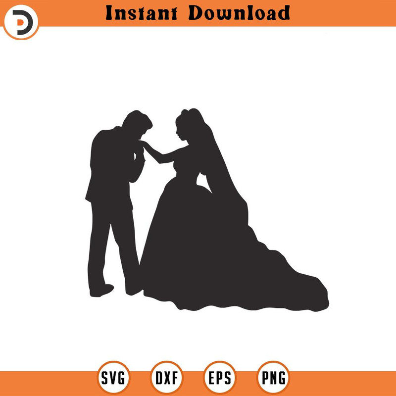 SVG1934-Wedding Silhouette SVG, Bride SVG, Groom SVG, Wedding svg, Silhouette svg, Bridal Party svg, Wedding signs, wedding designs, Cut File Cricut.jpg