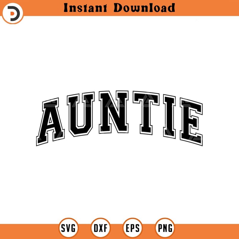 SVG1956-Auntie Svg, Auntie Varsity Svg, Aunt Svg, Aunt Arched Png, Aunt Shirt Svg, Jersey Font Cut File Cricut, Png Pdf, Vector, Vinyl, Sticker.jpg