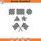 SVG2052-Checkered Racing Flag Svg, Geometric Shapes Svg, Race Finish Flag Svg, Motor Svg Cut File Cricut, Silhouette, Png Pdf Eps, Vector.jpg