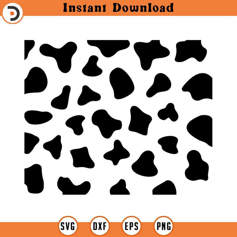 SVG2082-Cow Print Svg, Seamless Cow Spots Pattern, Animal Print Pattern, Farmhouse Pattern Cut File Cricut, Png Pdf Eps, Vector, Stencil, Vinyl.jpg