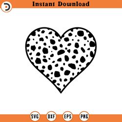 dalmatian heart svg, dalmatian spots png, dalmatian dog, dalmatian mom cut file cricut, silhouette, png pdf, vector