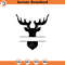 SVG2104-Deer Monogram Svg, Reindeer Split Name Frame Svg, Christmas Monogram Svg Cut File Cricut, Silhouette, Png Pdf Eps, Vector, Decal, Sticker.jpg