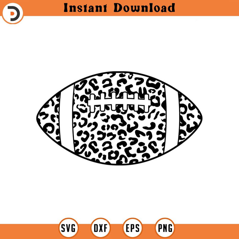 SVG2127-Football Leopard Svg, Rugby Leopard Svg, Cheetah Spots Svg, Tumbler Template Cut File Cricut, Silhouette, Png Pdf Eps, Vector.jpg