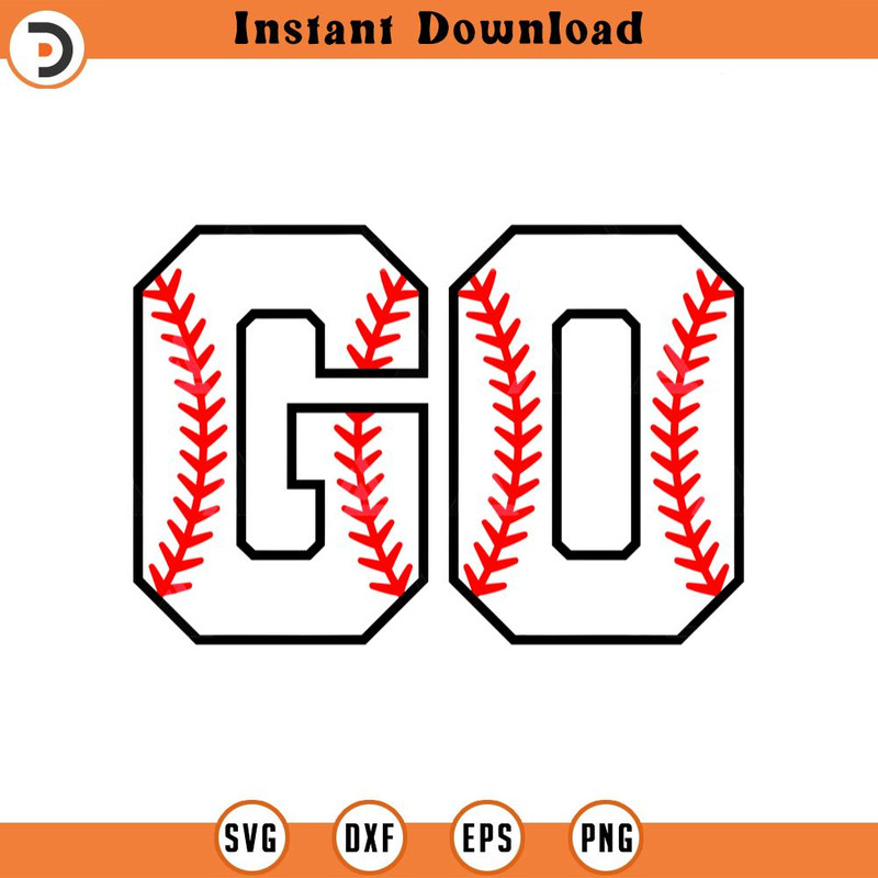 SVG2145-Go Baseball Svg, Softball Pattern Svg, Baseball Mom Svg, Baseball T-shirt Print Cut File Cricut, Silhouette, Png Pdf Eps, Vector.jpg