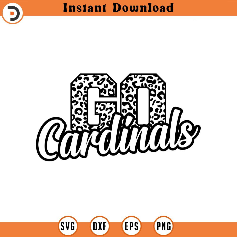 SVG2157-Go Cardinals Leopard Svg, Go Cardinals Football Svg, Run Cardinals Svg, Cheer Mom T-Shirt Cut File Cricut, Png Pdf Eps, Vector, Stencil.jpg